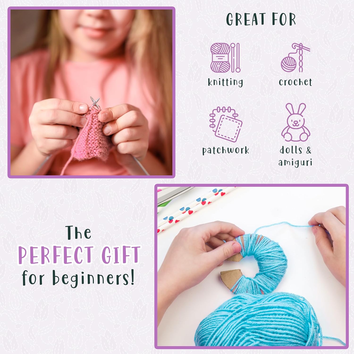 Hygloss Assorted Acrylic Yarn Set - 12 Mini Colorful Skeins for Crocheting & Knitting - Soft, Smooth 100% Acrylic Yarn- 24 Yard Per Skein, Total 288 Yds - Image 3