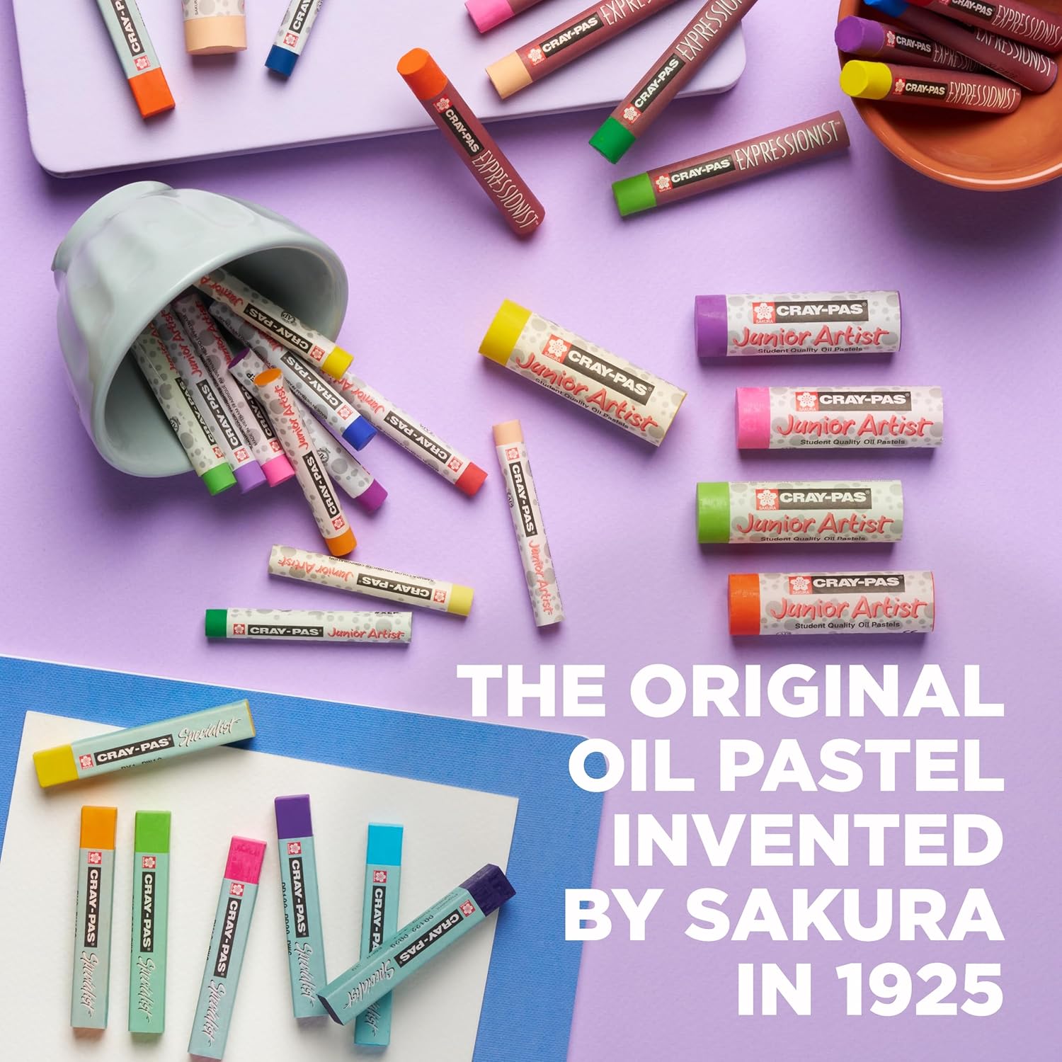 SAKURA Cray-Pas Expressionist Oil Pastel Set - Soft Oil Pastels for Artists - 36 Colors - Image 7